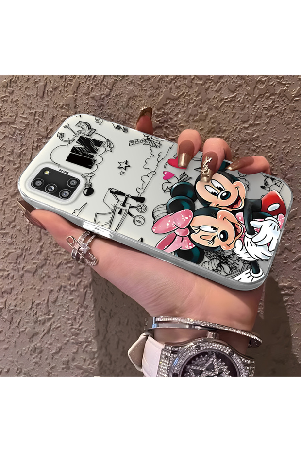 Samsung Galaxy A31 Compatible Funny Cartoon Figure Case, Long Lasting High Quality Silicone Case
