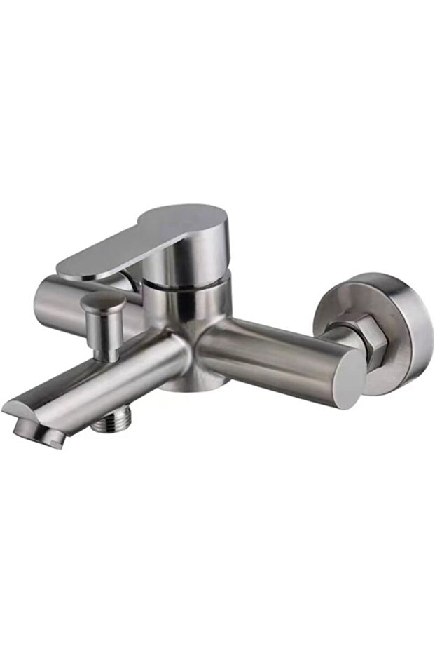 Bathtub faucet, single-handle bathtub shower faucet, shower faucet, wall-mounted, surface-mounted, 2 spouts