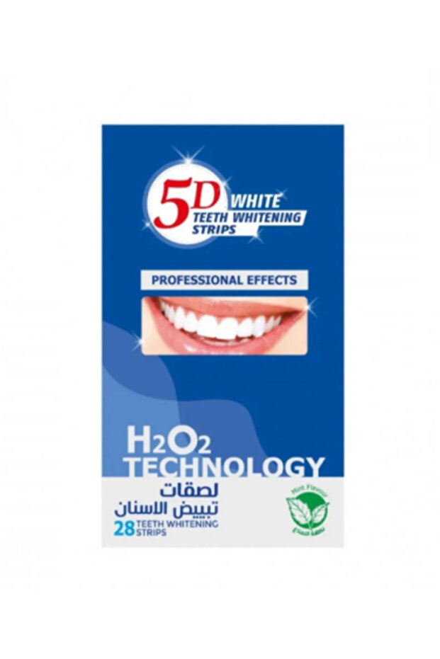 5 D H 2 O 2 Teeth Whitening Strips 28 Strips
