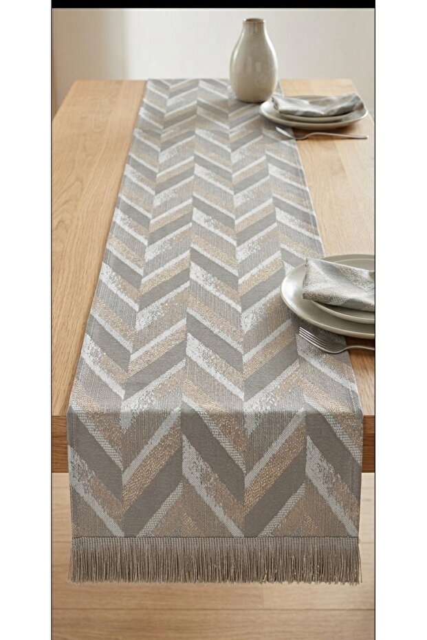 Runner zigzag desen 40*130 cm