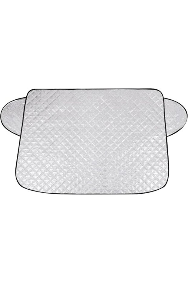Car Snow Shield - Windshield Cover - Winter Protection - 4-Layer Material - 200 x 70 CM - Silver