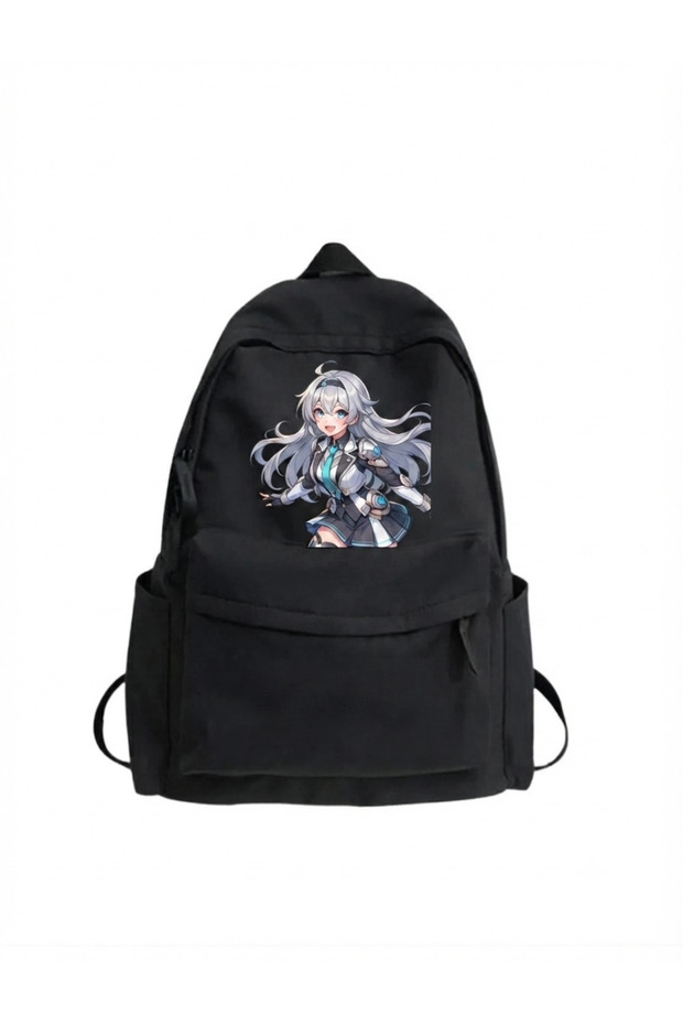 Anime Character Printed School Dershane Course Backpack