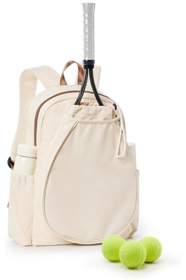 Tennis backpack 2 rackets.