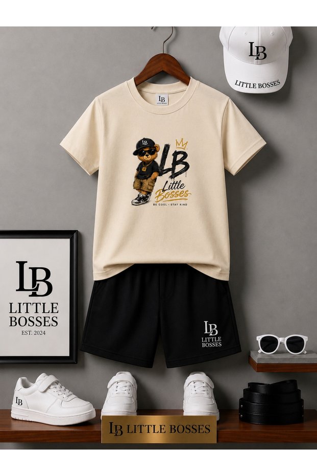 Summer Shorts T-Shirt Unisex (Patron Bear)