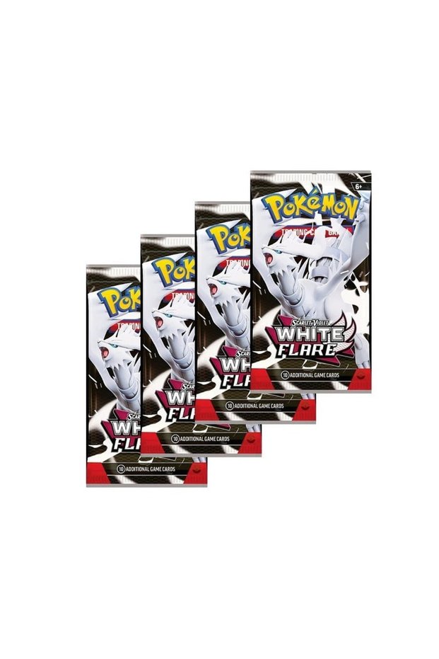 Pokemon White Flare Game Card (4 Pack)