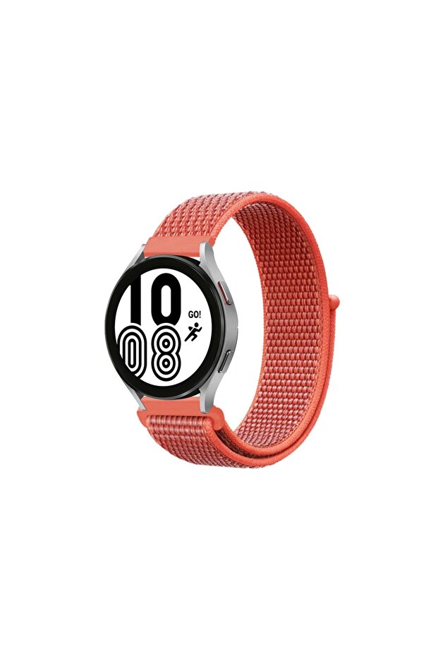 Galaxy Watch 4 Mesh Hook and Loop Band - Orange