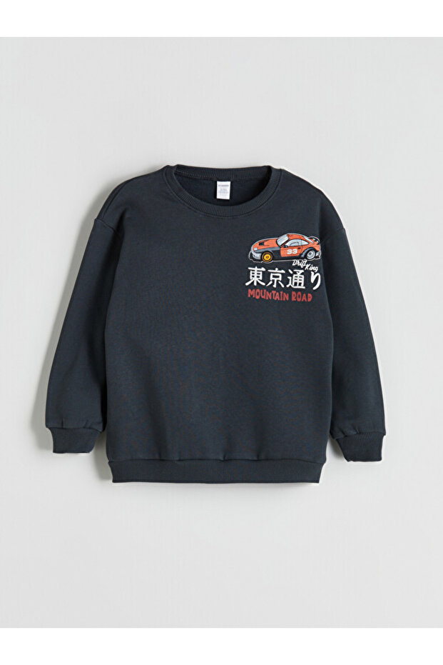 Esvab • Modern & Distinctive Zero Roba Collar Boys' Sweatshirt