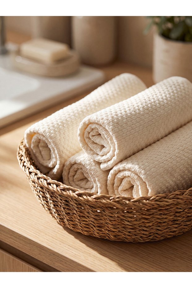 Timeless Clothing & Timeless Choices Cotton Hand Towel Set of 4 30X30 cm