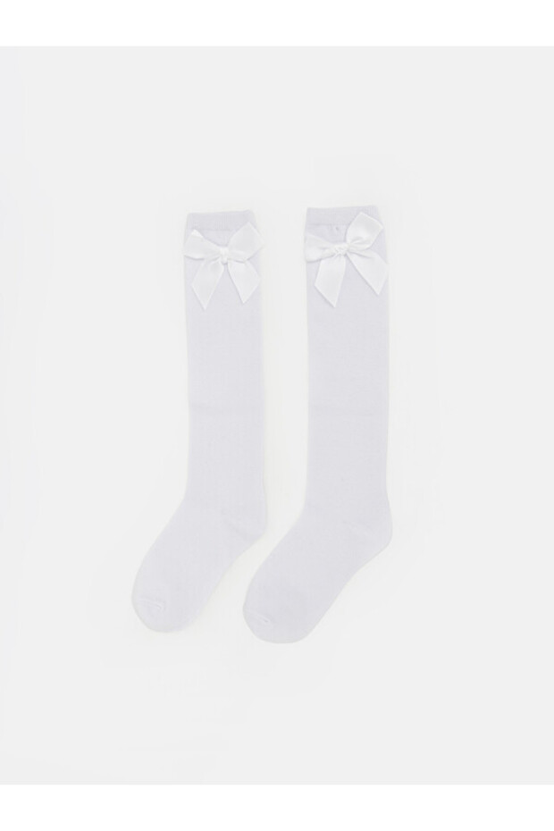 Sparkling Choices by Shining Store Girls' Knee High Socks with Bow 2-Pack