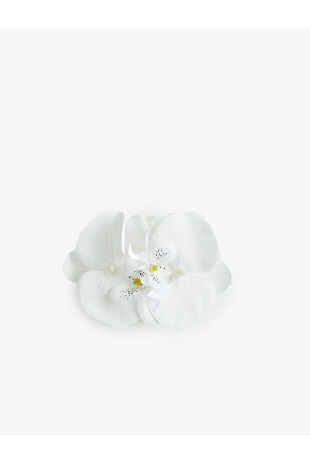 Flower Detailed Clasp Buckle