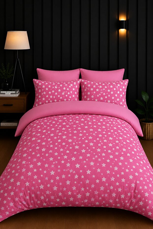 Double Elastic Sheet Duvet Cover Set | Cotton |