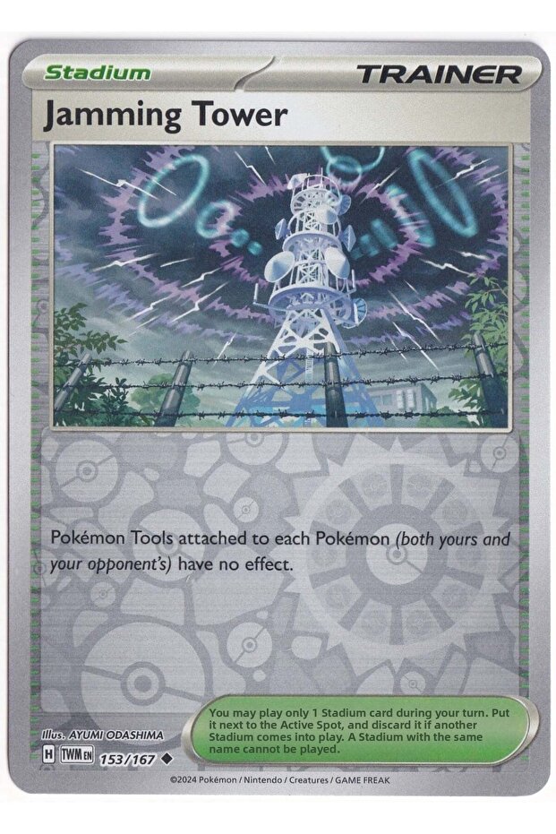 Jamming Tower [Reverse Holo] 153/167 - Twilight Masquerade - Card (Mint)
