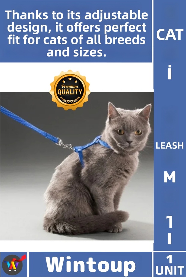 # Cat Collar Pet Adjustable Stylish Travel Strap Comfortable Soft Textured Special 120 cm Cat Collar