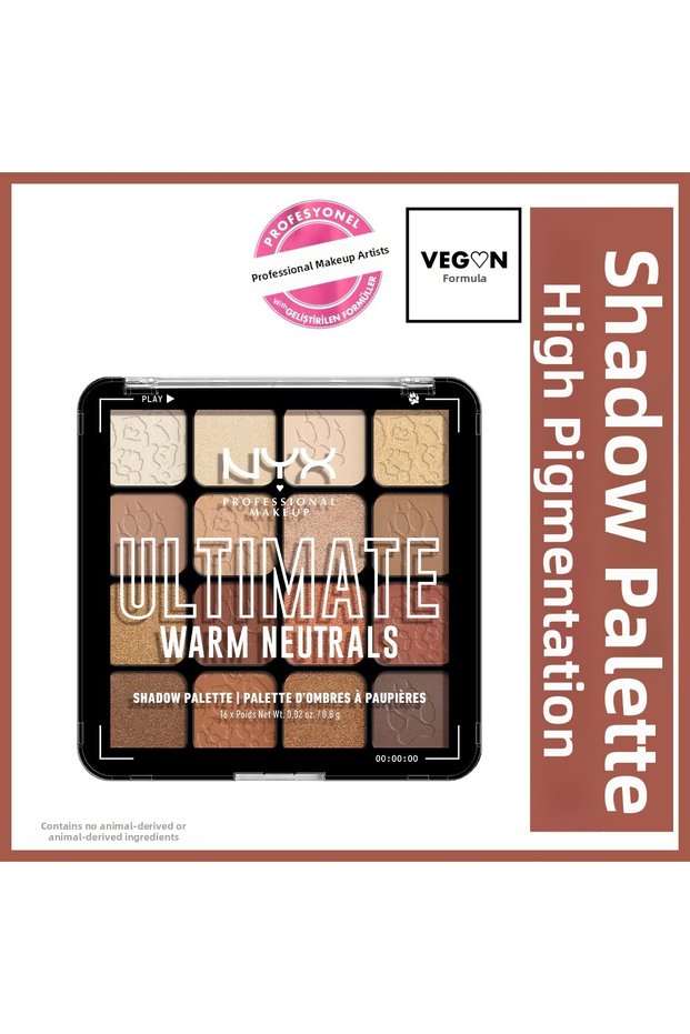 Professional Makeup Ultimate Shadow Palette Warm Neutrals Eyeshadow Palette