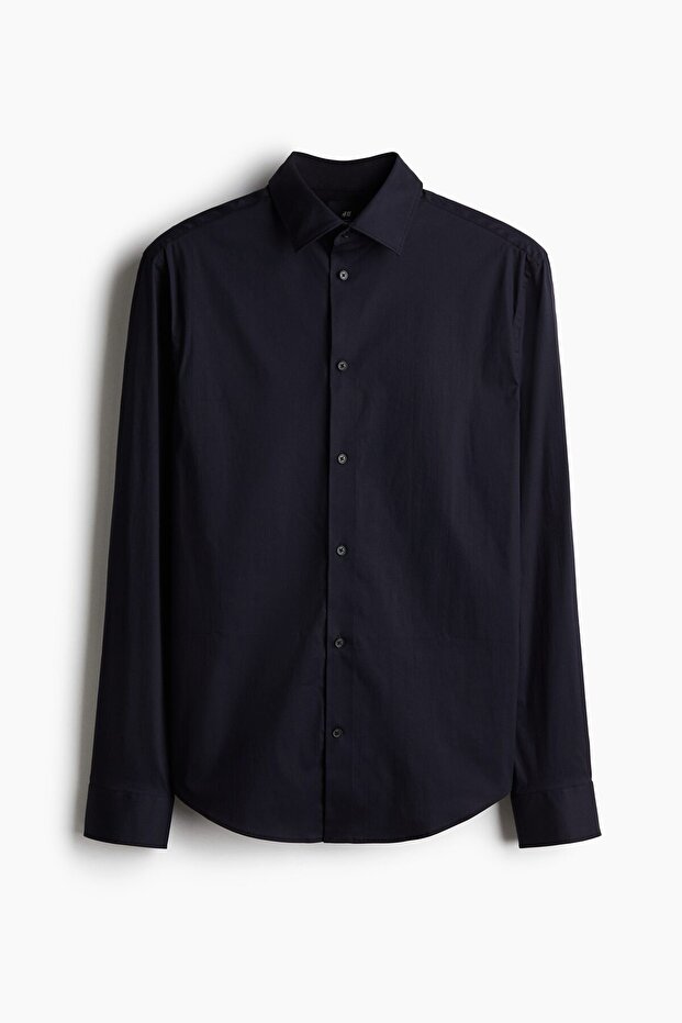Streç Gömlek Slim Fit
