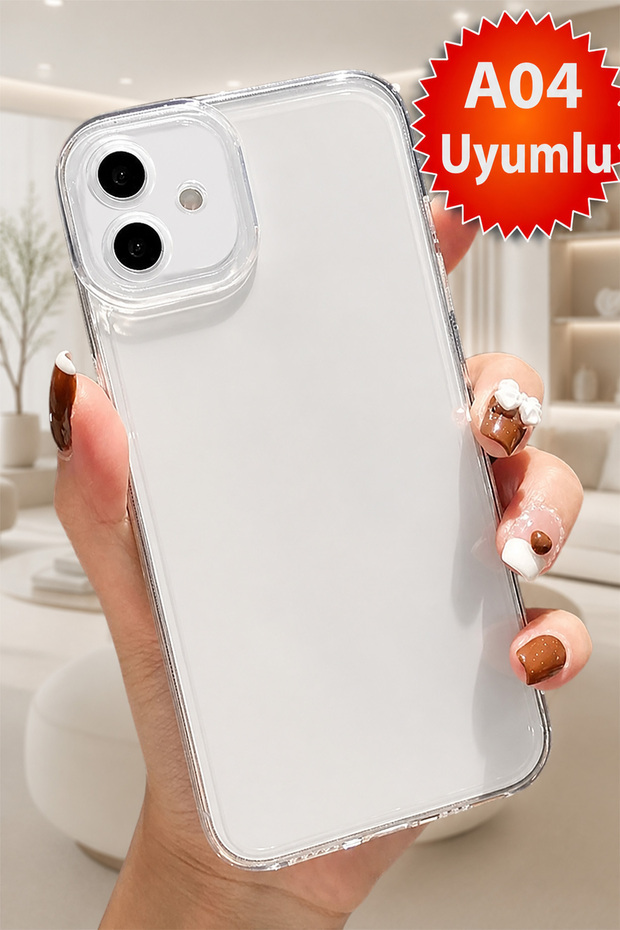 Samsung Galaxy A04 Compatible Luxury Transparent Silicone Case