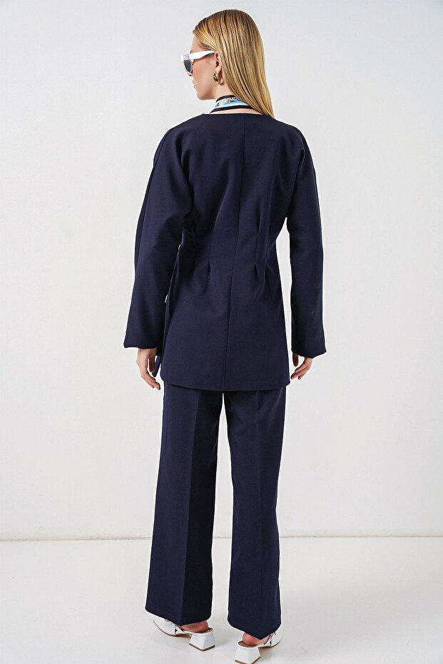 Bdart Belted V-Neck Jacket - 6