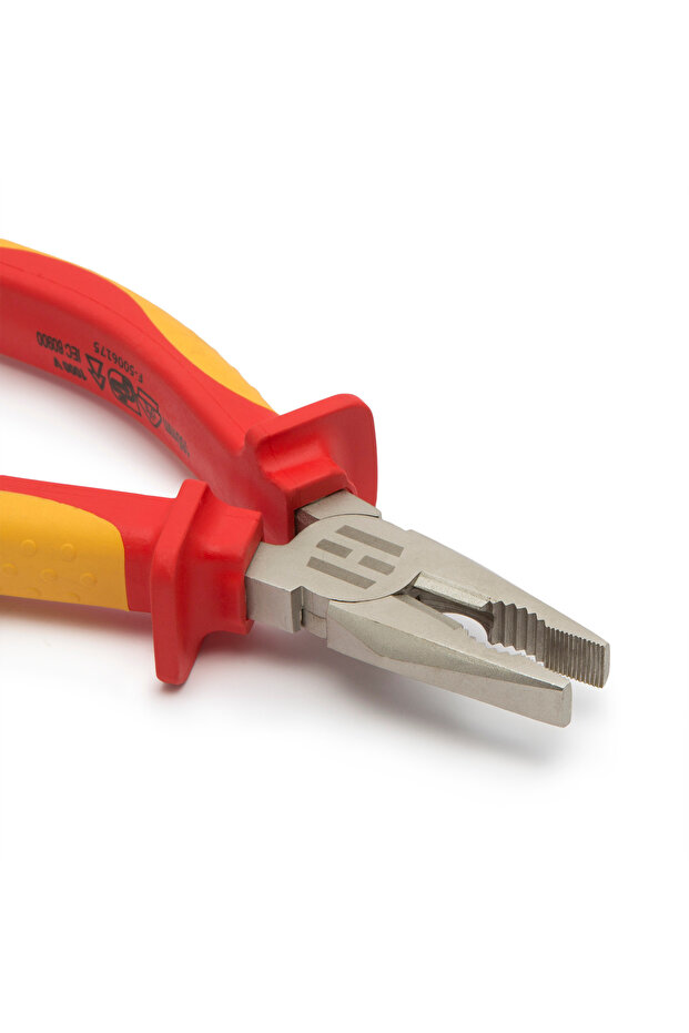 1000V Insulated Combination Pliers – 170 mm, Chrome-Vanadium Steel, Anatomical Rubberized Handle - 2