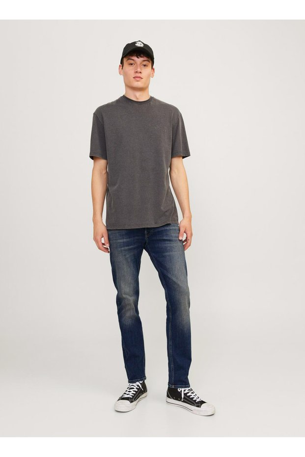 Dark Blue Men's Tapered Fit Denim Trousers 12158610 Jjimike Jjoriginal Jos 311