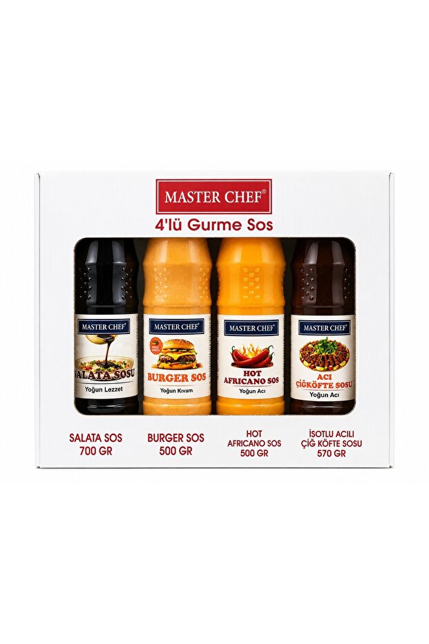 MASTER CHEF 4'LÜ GURME SOS SETİ