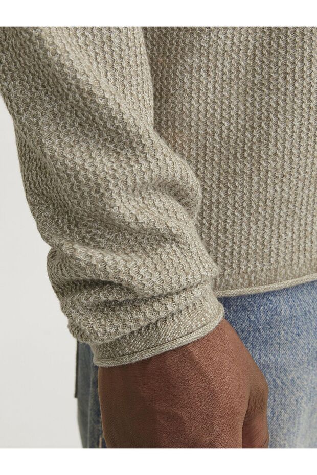 Strickpullover Einfarbig Strickpullover - 5