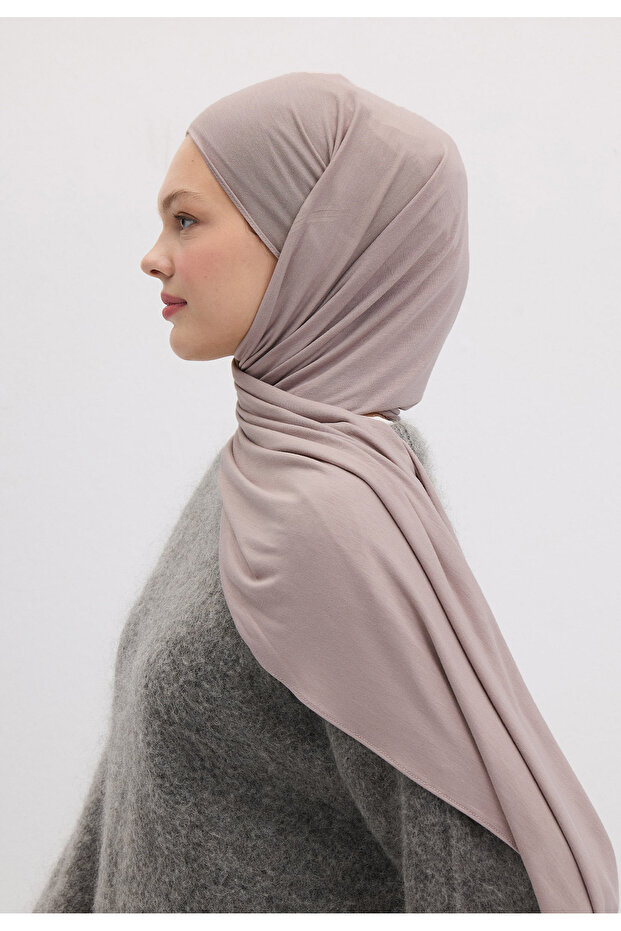 Bambu Penye Şal Gülpembe - 4