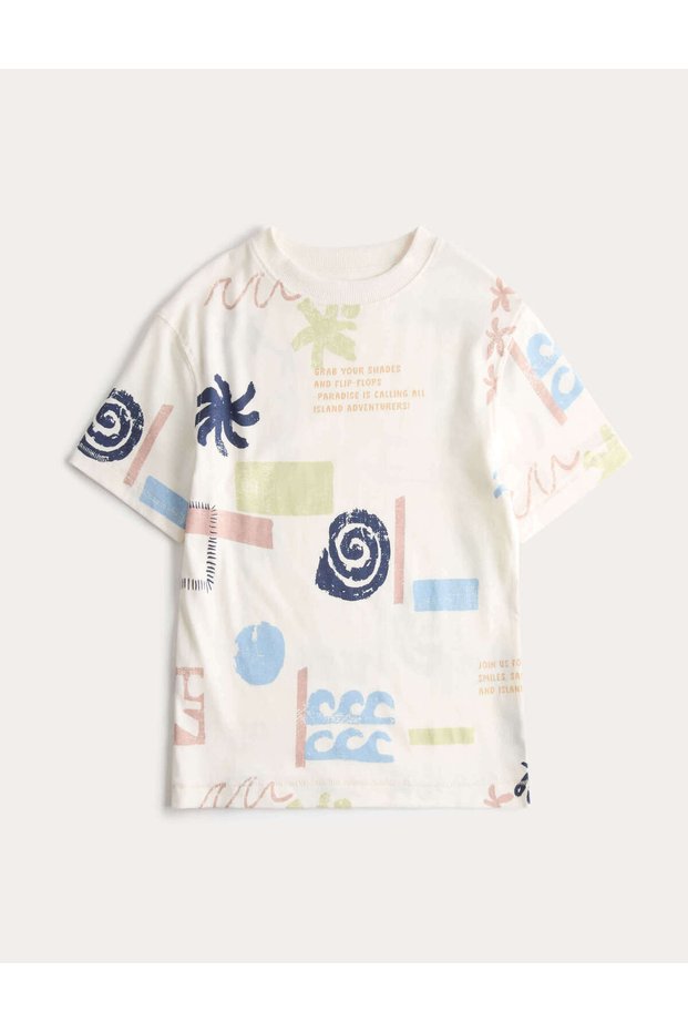 Saf Pamuklu T-Shirt