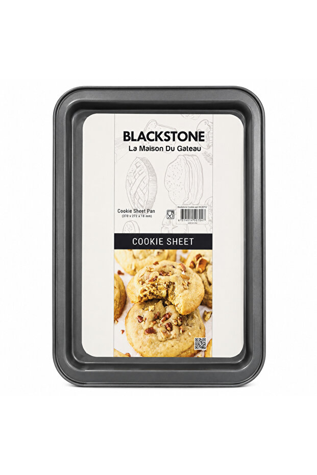 Nonstick Cookie Tray Carbon Steel Rectangular Baking Tray 37 x 27.2 x 1.8 cm Cookie Sheet Pan