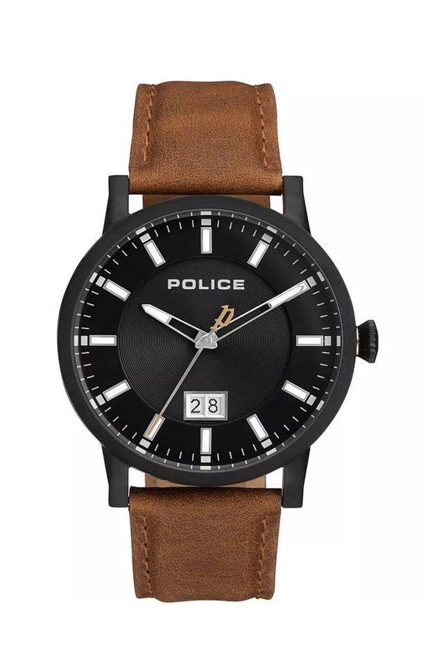 Collin Brown Leather Analog Men Watch PL.15404JSB/02A