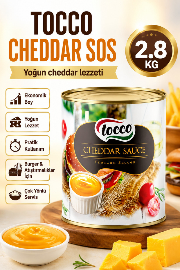 Cheddar Sos 2.8kg