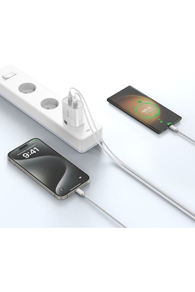 2x USB-C PD 20W Negru - 6
