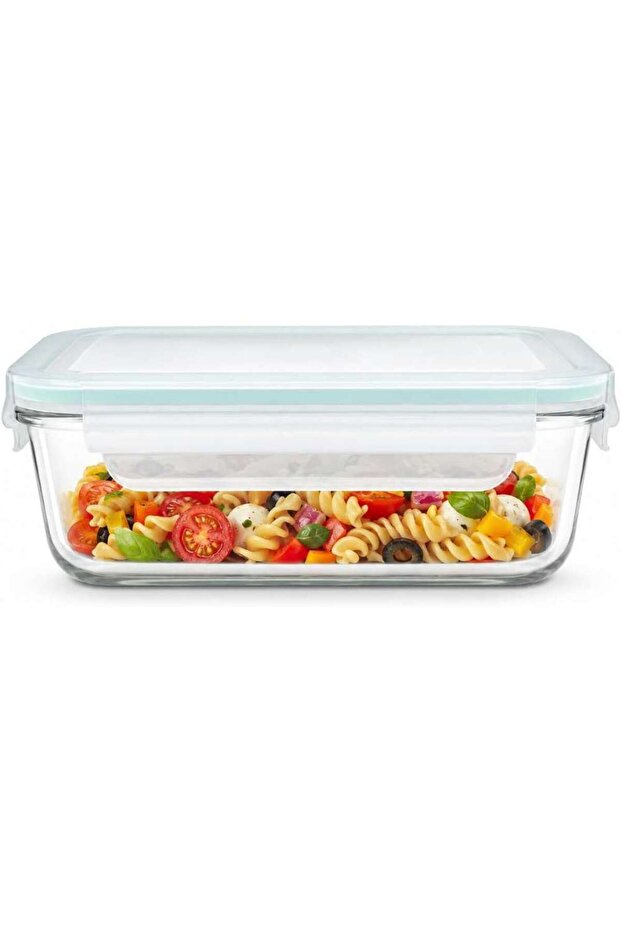 Rectangular Glass Storage Container 1000 ml Leakproof Microwave Safe BPA Free MCRB-100