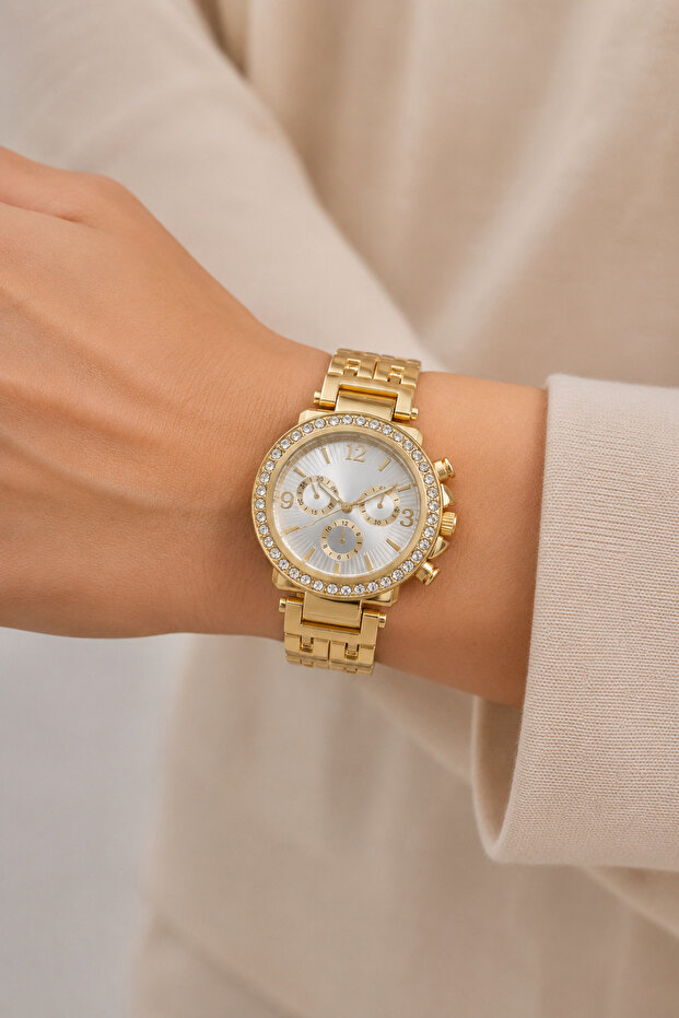 Women's Gold Color Wristwatch