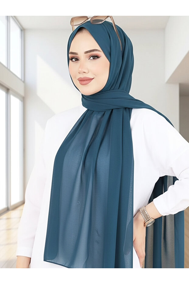 شال شيفون عادي