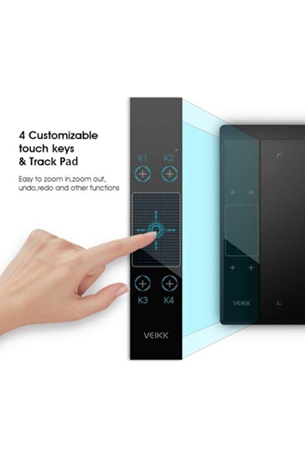 A30 V3 10x6" 16384 Yüksek Basınçlı Profesyonel 5080 LPI Grafik Tablet + Kalem - 4