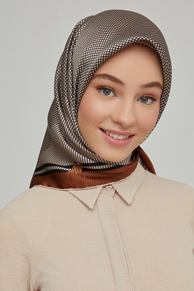 Nostalgia Series 100% Twill Silk Scarf 8616D 32