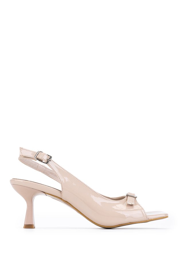 Women's Genuine Leather Heeled Shoes