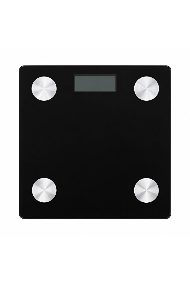 2019A Digital Glass Body Weight Scale with LCD Display, High Precision Electronic Bathroom Scale