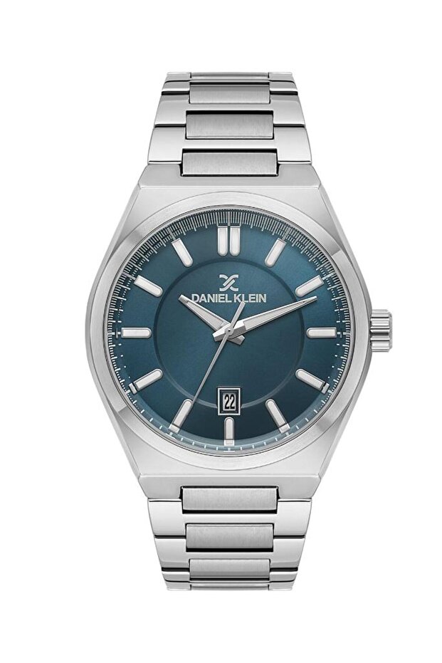 Dke.1.10834-5 3 Atm Water Resistant Steel Plated Metallic Color Men's Watch with Calendar Display