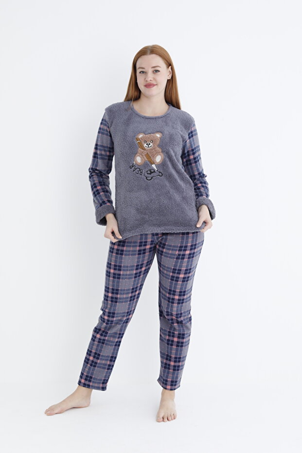 Winter Fleece Pajama Set 8030