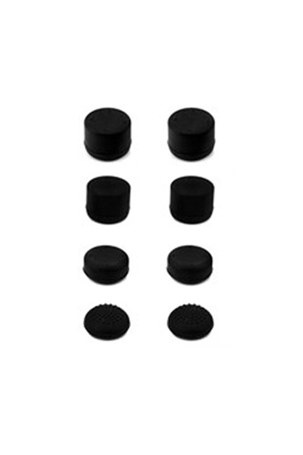 black DATA FROG 8pcs Controller Silicone Analog Thumb Stick Grip Cap for Xbox One/S/Series X S/PS5/P