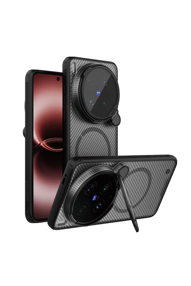 NILLKIN vivo X300 Ultra Pc + tpu Transparent Black Nillkin CamShield Prop Magnetic Case for vivo X30