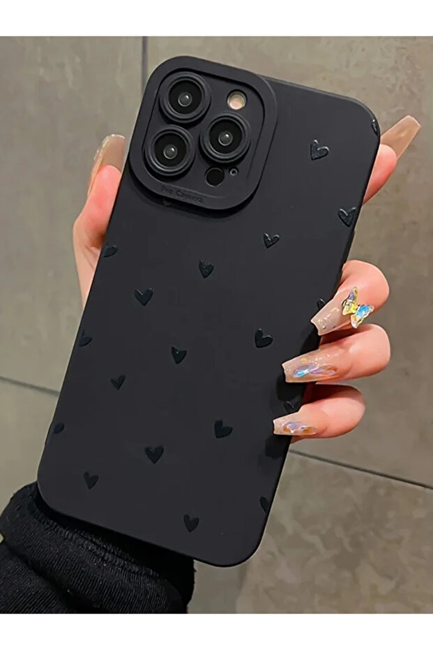 iPhone 11 SCJK-01AA-D0082 Black Love TPU Soft Case for iPhone 16 15 14 13 12 11 Pro Max XS XR 7 8 Pl
