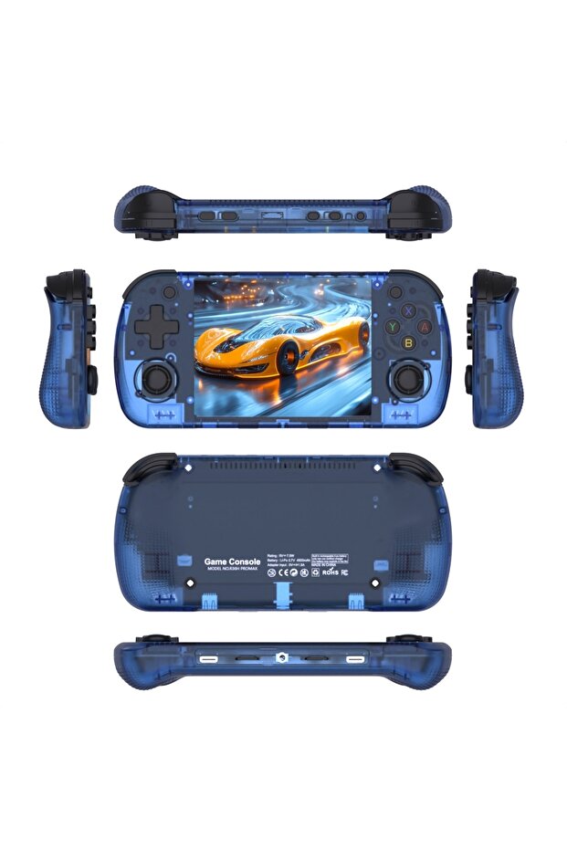 جهاز ألعاب فيديو محمول BOYHOM R36H PRO بسعة 64 جيجابايت، نظام لينكس، شاشة IPS 4.2 بوصة، طراز R36HPROM