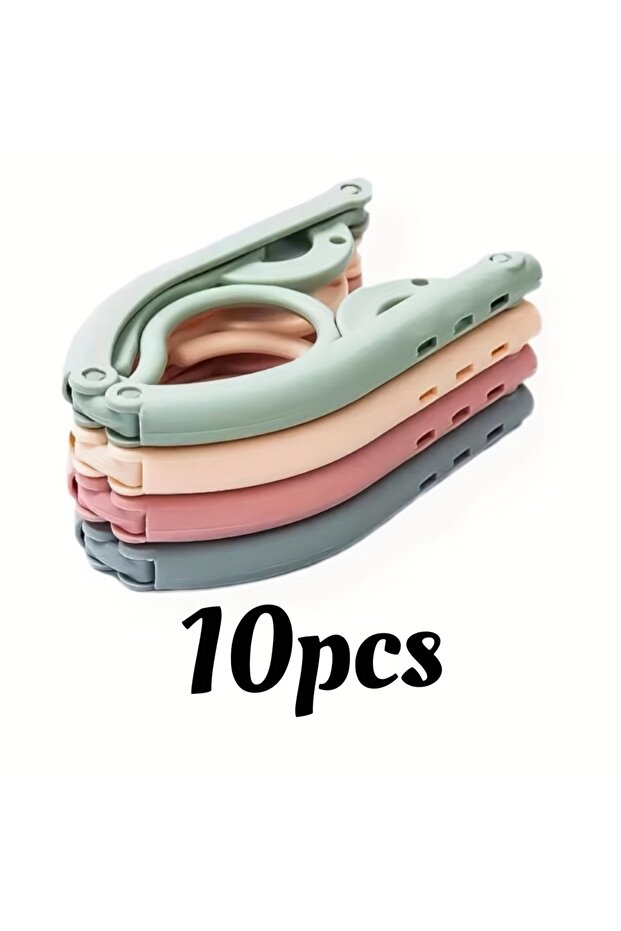 10PCS 6/10/12PCS Portable Folding Travel Hangers Space Saving Essential Cruise Accessories for Dryin