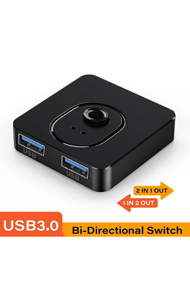 USB3.0 Switch USB 3.0 Hub 1x2/2x1 Switch Switcher USB Splitter USB2.0 Shared Controller for Laptop C