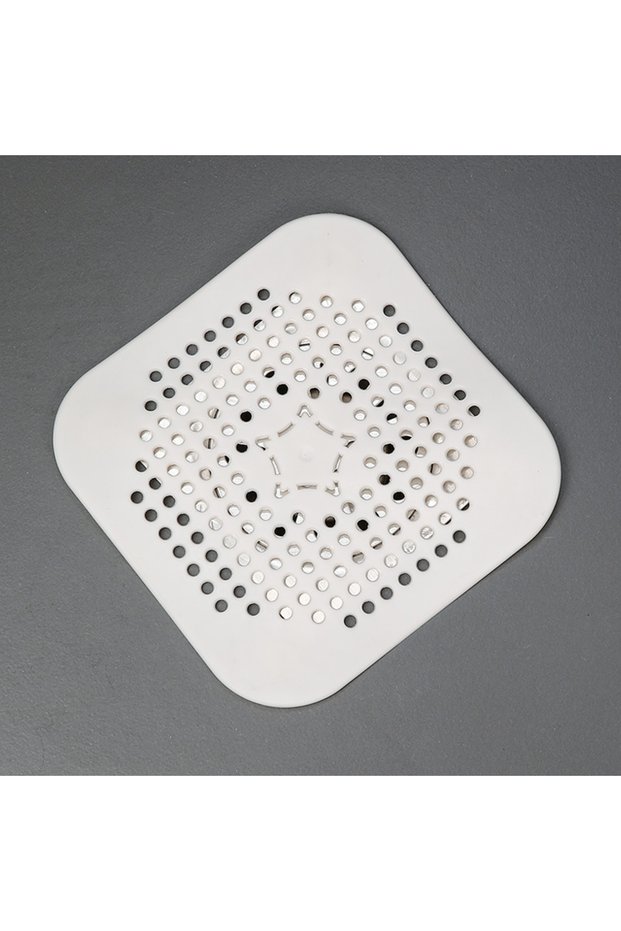 White Floor Drain Hair Catcher Shower Anti-blocking Deodorant Stopper Silicone Pad Sink Plug Filter