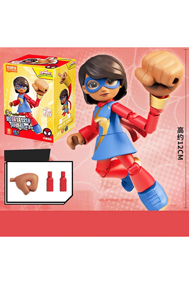 Ms. Marvel Original Blokees The Amazing Spider-Man Miles Morales Gwen Black Panther Action Figure Bl