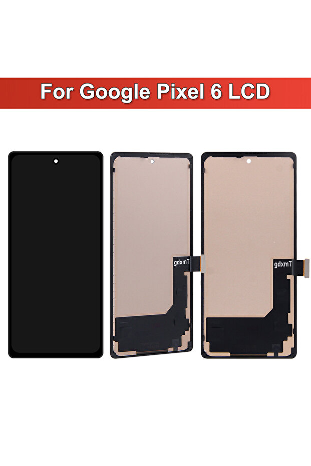 أسود مع إطار لشاشة Google Pixel 6 LCD شاشة تعمل باللمس جهاز تحويل رقمي 6.4 بوصة متوافق مع TFT