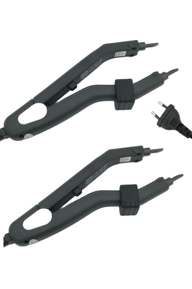 2 pcs EU plug Kit Black Heat Hair Connector KIT 220 Degree L-601 Temperature Controllable Heat Iron